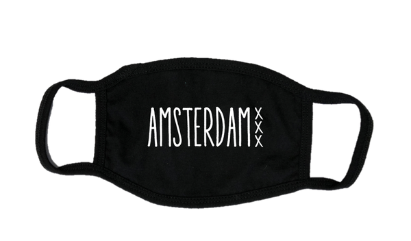 Mondkapje Face mask Amsterdam XXX met filter FASHION JUNKY.