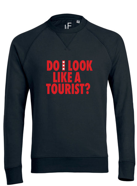 Do I look like a tourist Sweater Trui Rood