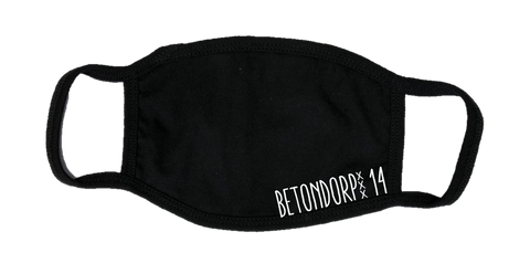 Mondkapje Face mask Betondorp met filter FASHION JUNKY small logo