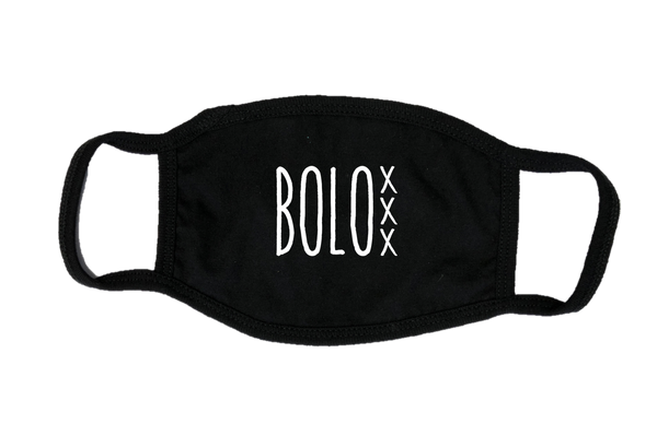 Mondkapje Face mask BOLO met filter FASHION JUNKY big logo.