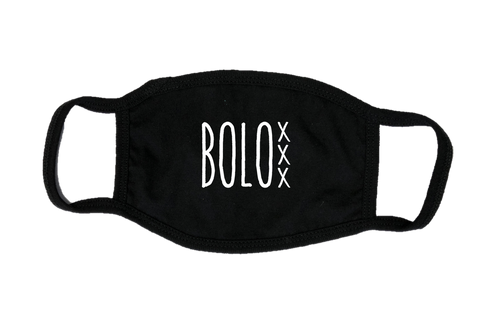 Mondkapje Face mask BOLO met filter FASHION JUNKY big logo.