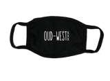 Mondkapje Face mask Oud-West met filter FASHION JUNKY big logo.