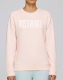 women Amsterdam XXX Sweater Pink Fashion Junky Amsterdam Rose Trui Unisex