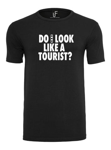 Do i look like a tourist T-shirt Fashion Junky Amsterdam Wit tshirt Men