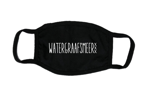 Mondkapje Face mask Watergraafsmeer met filter FASHION JUNKY big logo.