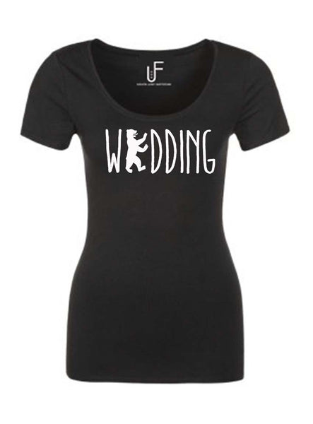 Wedding T-shirt Fashion Junky Berlin tshirt Woman